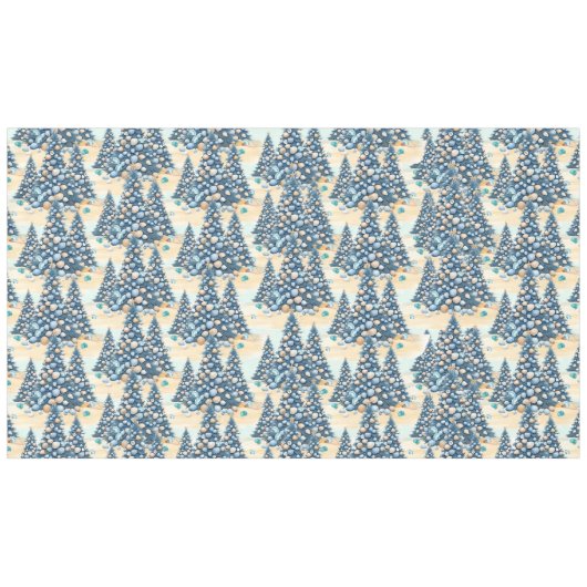 Christmas Seashells Tree Beach  テーブルクロス (正面(横))