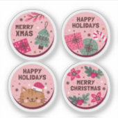 Christmas season sticker collection シール (正面)