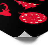 Christmas Shapes  ポスター (角)
