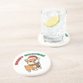 Christmas Shiba Inu Coaster: Merry Woofmas コースター (側面)