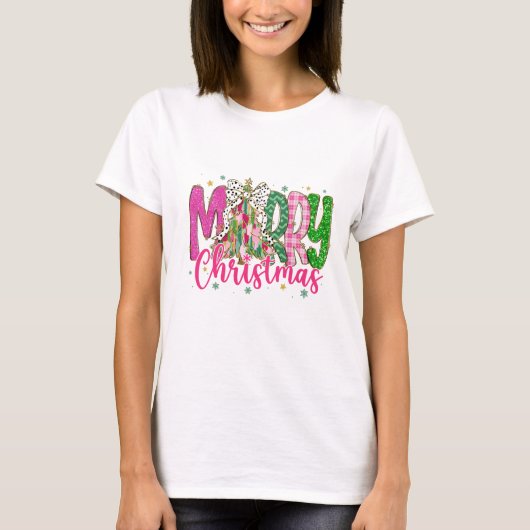 Christmas shirt, cute Christmas shirt Tシャツ (正面)