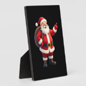 Christmas Shirts for Boys Kids Dabbing Santa Xmas  フォトプラーク (側面)