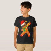 Christmas Shirts Kids Boys Toddler Gingerbread Xma Tシャツ (正面フル)