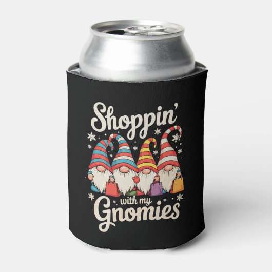 Christmas Shopping With My Gnomies Gnome Xmas 缶クーラー (缶正面)