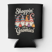 Christmas Shopping With My Gnomies Gnome Xmas 缶クーラー (正面)