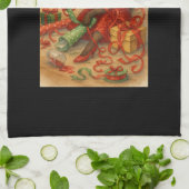 Christmas Siamese Cat Poster Holiday Home  キッチンタオル (折り畳み)