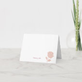 Christmas silent night card サンキューカード (裏面)