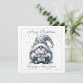 Christmas Silver Gnome シーズンカード (スタンド正面)