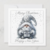 Christmas Silver Gnome シーズンカード (正面)