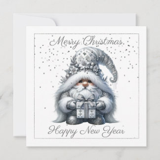 Christmas Silver Gnome シーズンカード