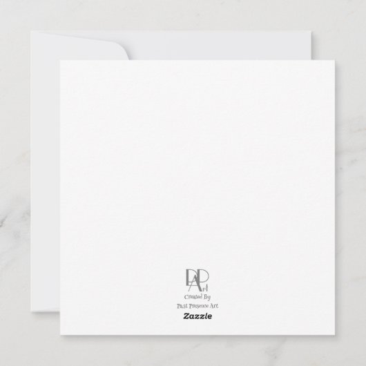 Christmas Silver Gnome シーズンカード (裏面)