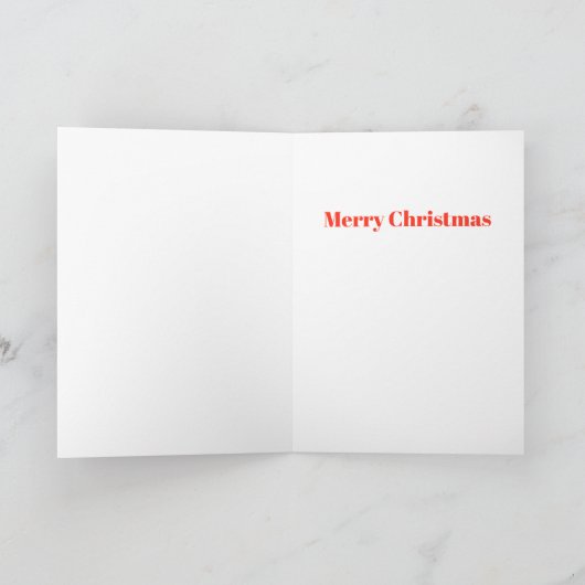 Christmas Singing Canary カード (内部)