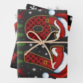 Christmas Six Seven 67 Santa Xmas Gen Alpha ラッピングペーパーシート (インサイチュ)