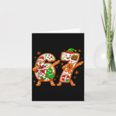 Christmas Six Seven Dabbing Cool Meme 67 Xmas Dab  カード (正面)