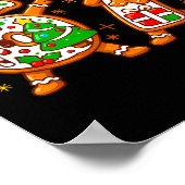 Christmas Six Seven Dabbing Cool Meme 67 Xmas Dab  ポスター (角)