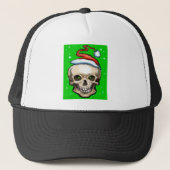 Christmas Skull キャップ (正面)