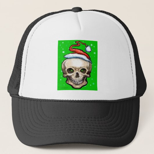 Christmas Skull キャップ (正面)