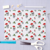 Christmas Skull Tissue Paper 薄葉紙 (クラフト)