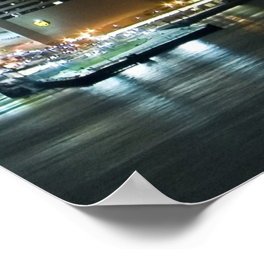 Christmas Skyline ポスター (角)