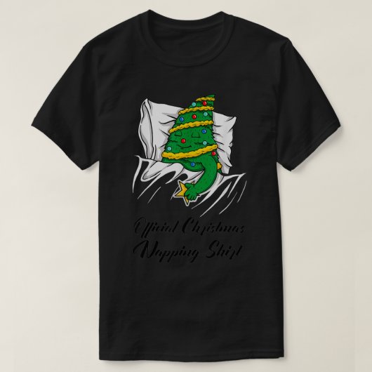Christmas Sleeping Christmas Tree Official Christm Tシャツ (デザイン正面)