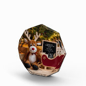 Christmas Sleigh Pregnancy Announcement フォトブロック (右)