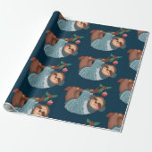 Christmas Sloth  ラッピングペーパー (アンロールド)