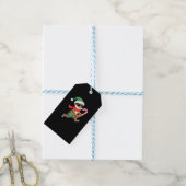 Christmas Sloth Elf Peppermint Candy Cane Shirt Gi ギフトタグ (より糸付き)