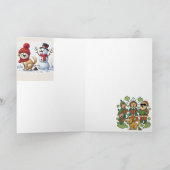 Christmas Smells" Vintage-Style Funny シーズンカード (内部)