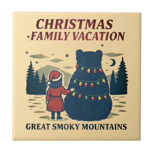 Christmas Smoky Mountains National Park Vacation タイル (正面)