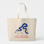 Christmas Snake Tote Bag ラージトートバッグ (裏面)