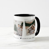Christmas Snapshots 3 Photo Personalized Gift マグカップ (正面右)