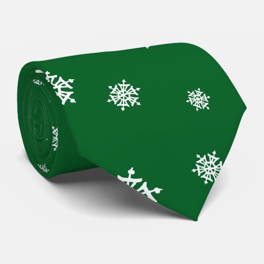 Christmas Snow ネクタイ (ロール)