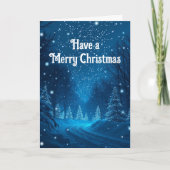 Christmas Snow Christmas カード (正面)
