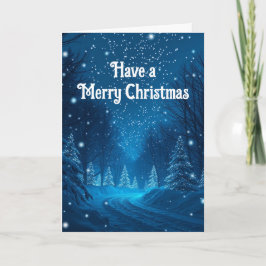 Christmas Snow Christmas カード