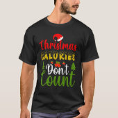 Christmas Snow Cookies Mistletoe Snowman Present Tシャツ (正面)