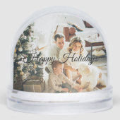 Christmas Snow Globe – Add Your Own Family Photo (正面)