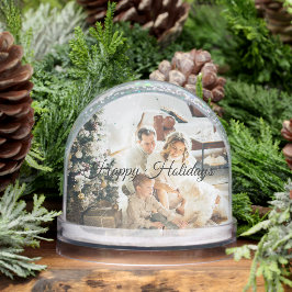 Christmas Snow Globe – Add Your Own Family Photo
