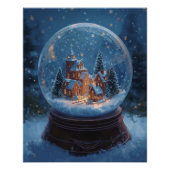 Christmas Snow Globe Poster ポスター (正面)