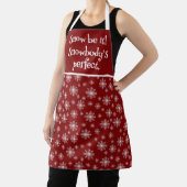 Christmas Snow Pun All-Over Print Apron エプロン (インサイチュ)