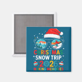 Christmas Snow Trips 2026 Men Women Kids Family Ma マグネット (正面/裏面)