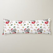 Christmas Snow Winter Animals Classic ボディピロー (正面)