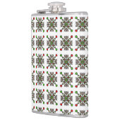 Christmas Snowflake Mandala フラスク (左)