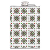 Christmas Snowflake Mandala フラスク (裏面)