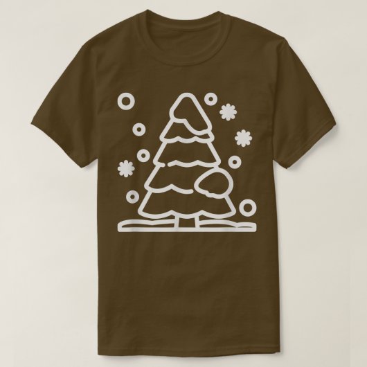 Christmas snowflake winter snow Christmas gifts  Tシャツ (デザイン正面)