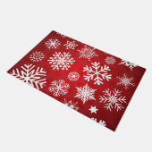 Christmas Snowflakes ドアマット (アングル)