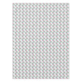 Christmas Snowflakes mistletoe hearts holiday new テーブルクロス (正面)