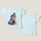 Christmas snowman (デザイン正面&裏面)