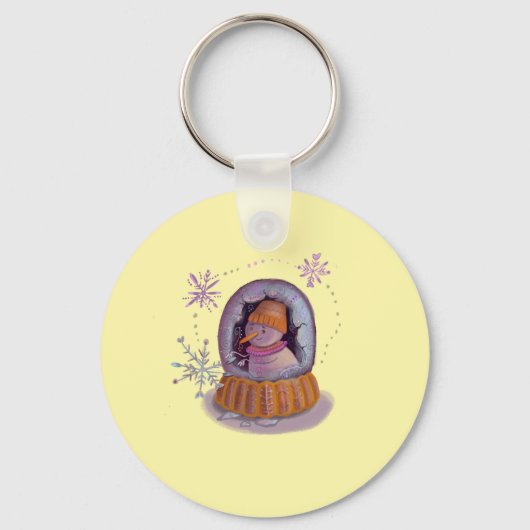 christmas snowman キーホルダー (正面)