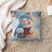 Christmas snowman クッション (ブランケット)