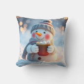 Christmas snowman クッション (正面)